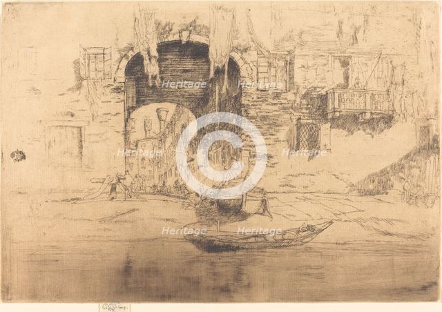 San Biagio, 1879/1880. Creator: James Abbott McNeill Whistler.