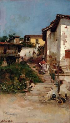 San Esteban de Pravia, 1885. Creator: Casto Plasencia Maestre