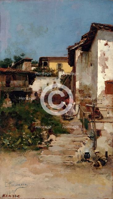 San Esteban de Pravia, 1885. Creator: Casto Plasencia Maestre.
