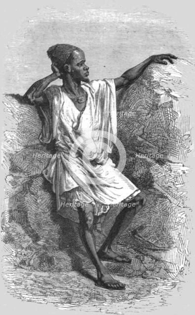 ''San-farba, a griot of Segou; Journey from the Senegal to the Niger', 1875. Creator: Unknown.