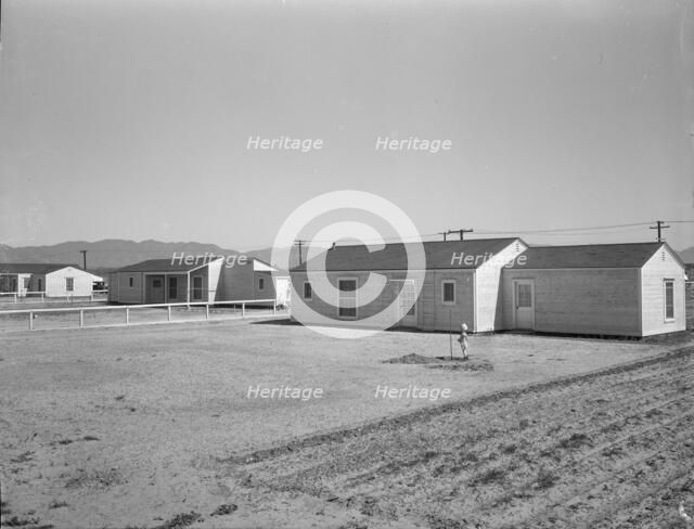San Fernando federal subsistence homesteads, California, 1936. Creator: Dorothea Lange.
