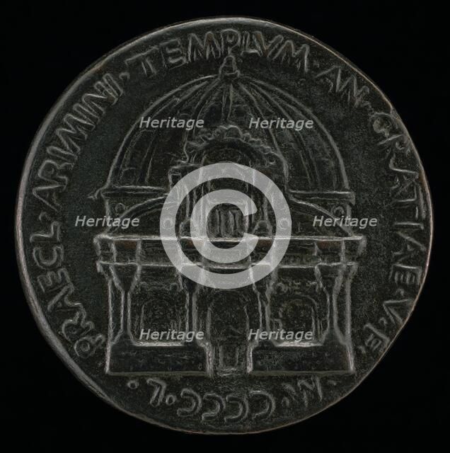 San Francesco at Rimini [reverse], 1450. Creator: Unknown.