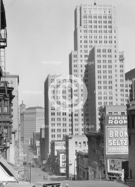 San Francisco views, 1927 Creator: Arnold Genthe.