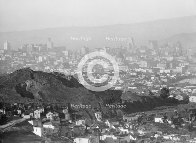 San Francisco views, 1927 Creator: Arnold Genthe.