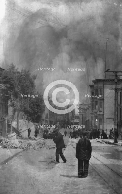San Francisco, April 18, 1906, 1906 Apr. 18. Creator: Arnold Genthe.