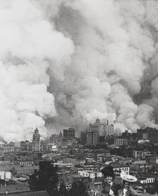 San Francisco earthquake and fire of 1906, 1906 Apr. Creator: Arnold Genthe