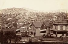 San Francisco, from Rincon Hill, 1864, printed ca. 1876. Creator: Carleton Emmons Watkins