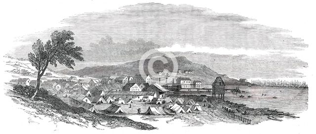 San Francisco, from the south-west, 1850. Creator: Unknown.