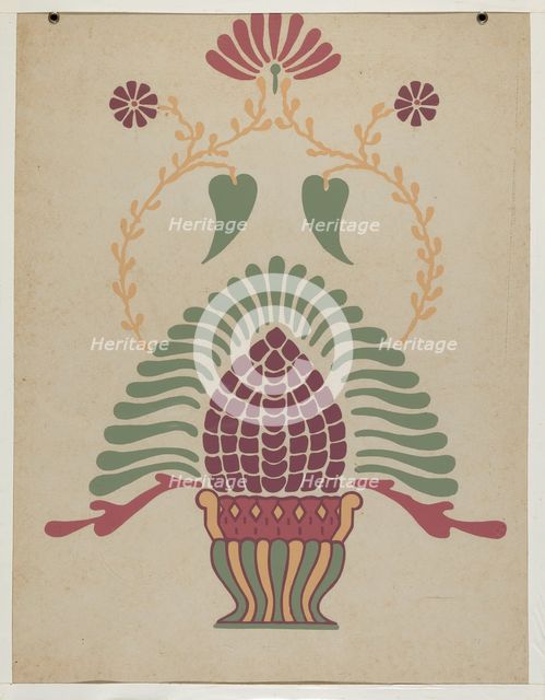 San Gabriel Mission Priest's Vestment from the portfolio "Decorative Art...",1935/1942. Creator: Unknown.