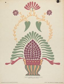 San Gabriel Mission Priest's Vestment from the portfolio "Decorative Art...", 1935/1942. Creator: Unknown