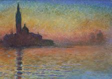 San Giorgio Maggiore by twilight 1908. Artist: Claude Monet