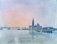San Giorgio Maggiore from the Dogana 1819. Artist: JMW Turner