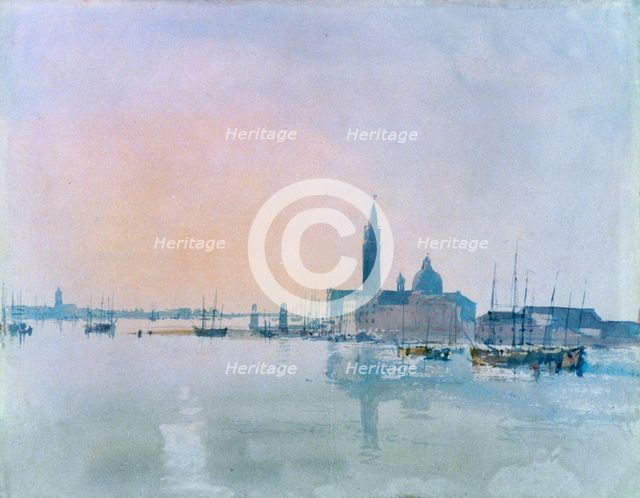 'San Giorgio Maggiore from the Dogana', 1819.  Artist: JMW Turner