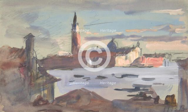 San Giorgio Maggiore, Venice, 1840-1906. Creator: Hercules Brabazon Brabazon.