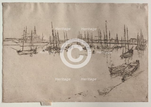 San Giorgio, Venice, 1886. Creator: James McNeill Whistler (American, 1834-1903).