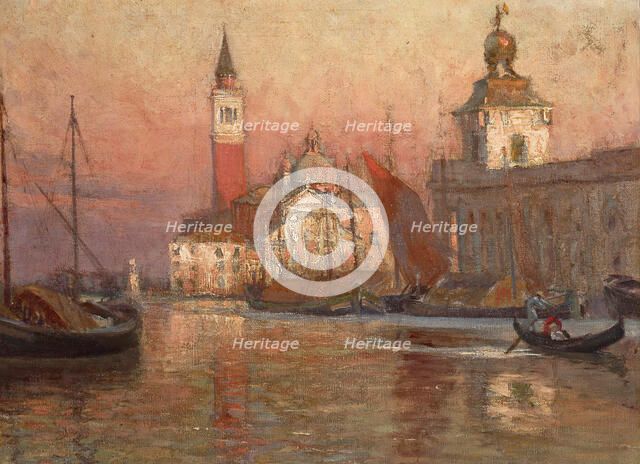 San Giorgio, Venice, about 1900. Creator: Herbert W. Faulkner.