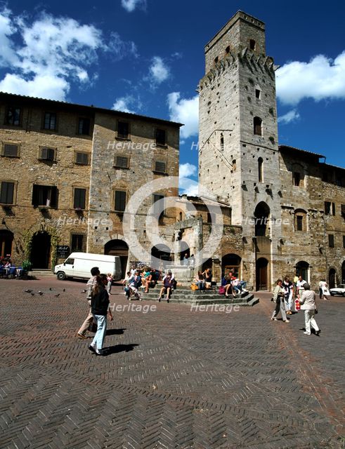San Gimignano, Tuscany, Italy. Creator: Peter Thompson.