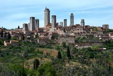 San Gimignano in Italy, 14th-15th century