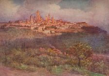San Gimignano of Val D'Elsa c1900 (1913). Artist: Walter Frederick Roofe Tyndale