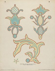 San Juan Capistrano Mission Altar Dome from the portfolio "Decorative Art...", 1935/1942. Creator: Unknown