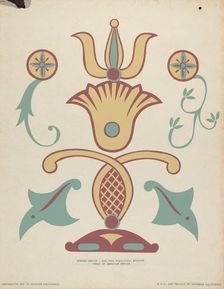 San Juan Capistrano Mission Border Design from the portfolio "Decorative Art...", 1935/1942. Creator: Unknown