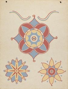 San Juan Capistrano Mission Ceiling Decoration from the portfolio "Decorative Art...", 1935/1942. Creator: Unknown