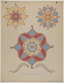 San Juan Capistrano Mission Ceiling Decoration From the portfolio "Decorative...", 1935/1942. Creator: Unknown