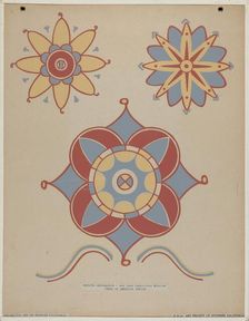 San Juan Capistrano Mission Ceiling Decoration From the portfolio "Decorative...", 1935/1942. Creator: Unknown