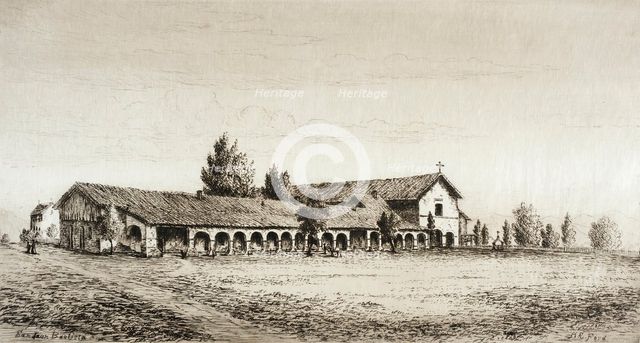 San Juan Bautista, Published in 1883. Creator: Henry Chapman Ford.