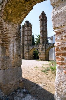 San Lazaro Aqueduct, Rabo de Buey, Merida, Spain, 2007. Creator: Samuel Magal