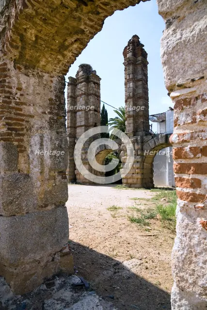 San Lazaro Aqueduct, Rabo de Buey, Merida, Spain, 2007. Creator: Samuel Magal.