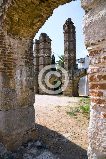 San Lazaro Aqueduct, Rabo de Buey, Merida, Spain, 2007. Creator: Samuel Magal.