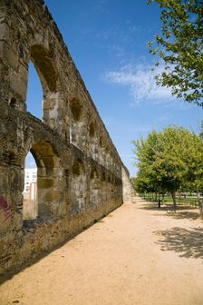 San Lazaro Aqueduct, Rabo de Buey, Merida, Spain, 2007. Creator: Samuel Magal