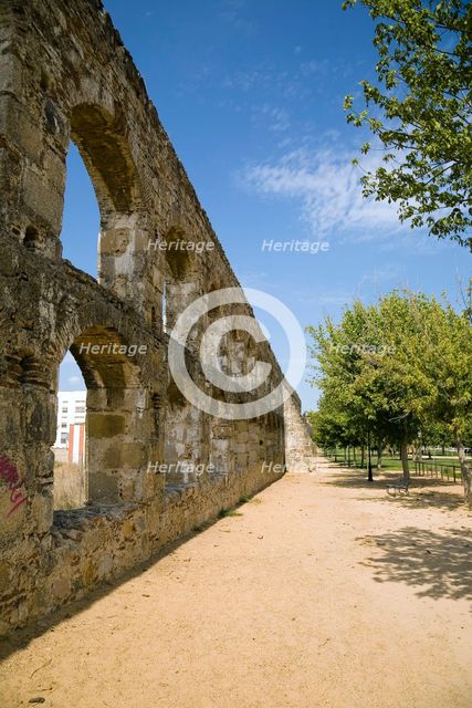 San Lazaro Aqueduct, Rabo de Buey, Merida, Spain, 2007. Creator: Samuel Magal.