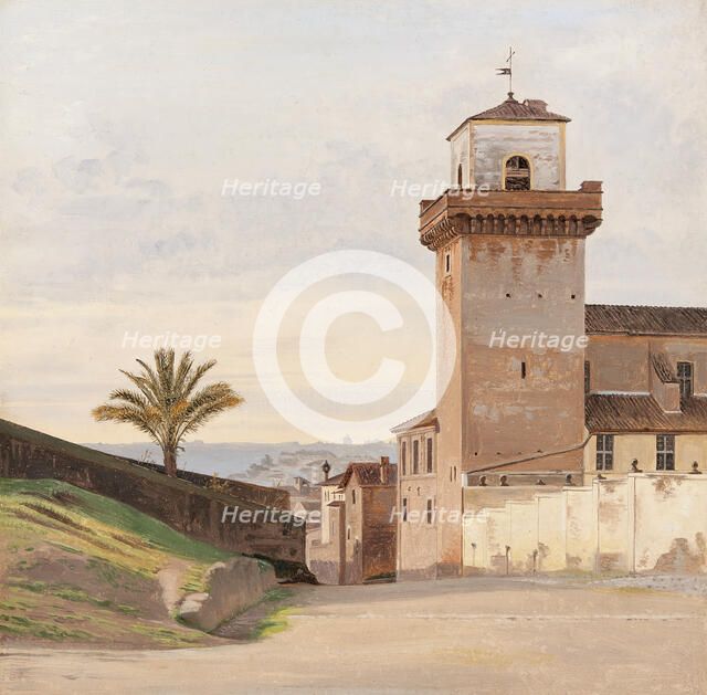 San Pietro in Vincoli, Rome, 1836. Creator: Constantin Hansen.