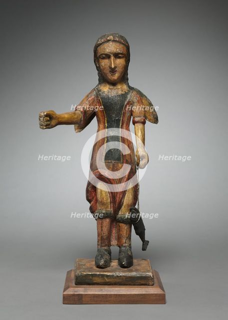 San Rafael - Archangel: santo de bulto, 1600s-1700s. Creator: Unknown.