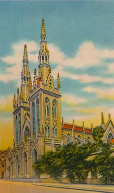 San Roque Church, Barranquilla c1940s