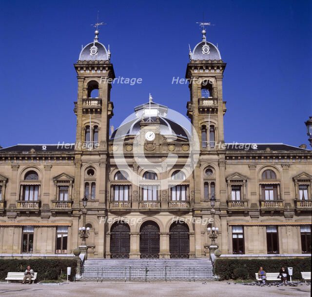 San Sebastian City Hall, built in 1882 as Grand Casino Kursal by architects Adolfo Morales de los…