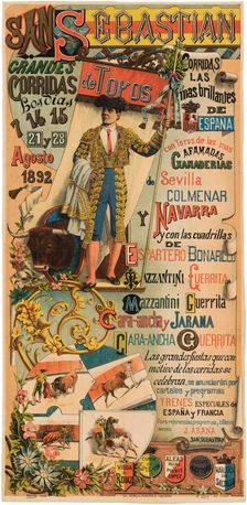 San Sebastián. Grandes corridas, 1892. Creator: Salvi, Manuel (1856-1930)
