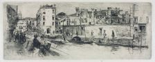 San Trovasso Canal, Venice, 1883. Creator: Frank Duveneck (American, 1848-1919)