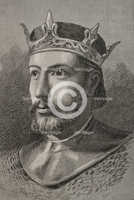 Sancho IV of Castile (1258-1295), King of Castile and Leon (1284-1295), 1890. Creator: Joan Serra y Pausas.
