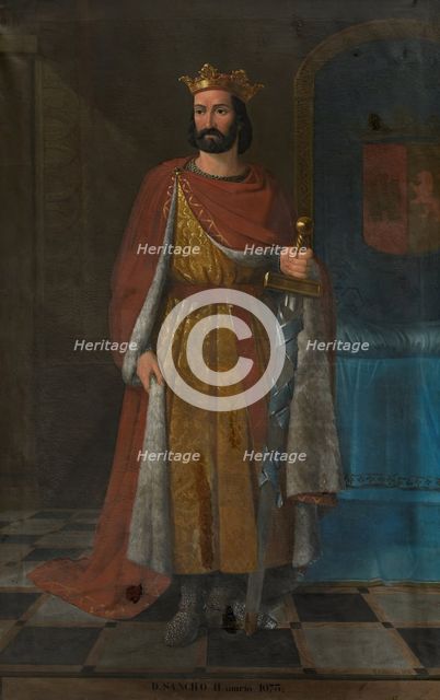 Sancho II of Castile and León, 1851. Creator: Eusebio Valldeperas.