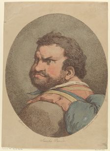 Sancho Panza, from Don Quixote, ca. 1776., ca. 1776. Creator: Thomas Rowlandson