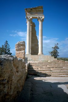 Sanctuary of Apollo Hylates, Kourion, Cyprus, 2001. Creator: Vivienne Sharp