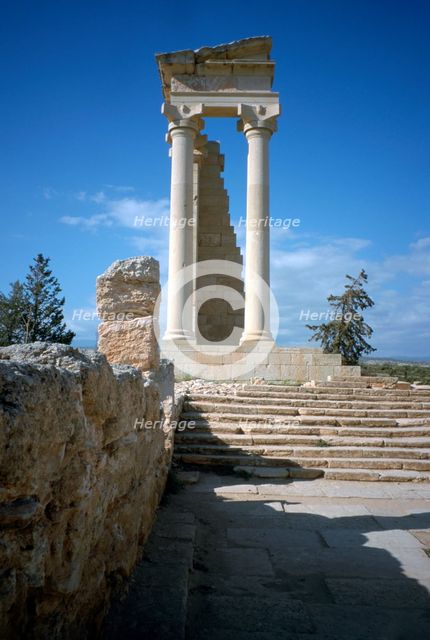 Sanctuary of Apollo Hylates, Kourion, Cyprus, 2001. Creator: Vivienne Sharp.