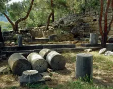 Sanctuary dedicated to Demeter, Priene, Ionia, Anatolia, Turkey, 1999. Creator: Unknown