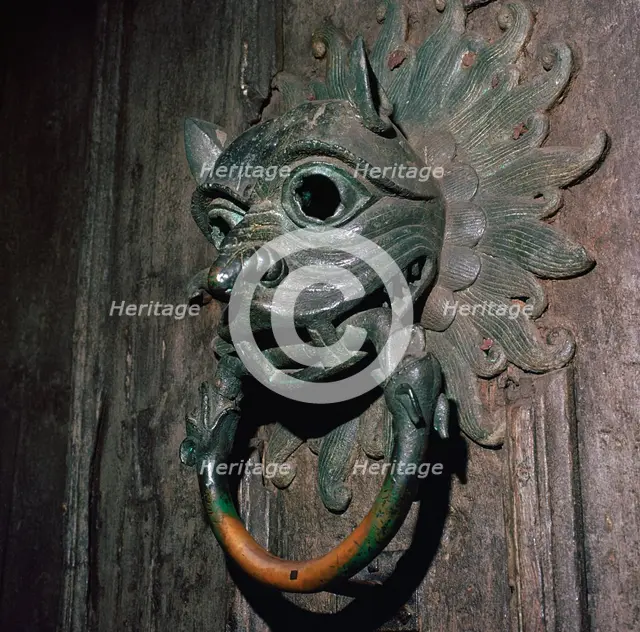 Sanctuary Knocker from Durham Cathedral, 12th century. Artist: Unknown