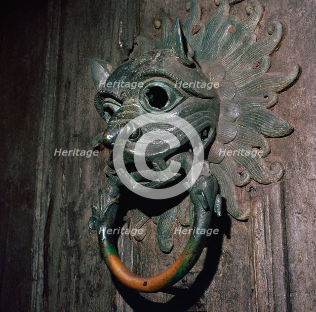 Sanctuary Knocker from Durham Cathedral, 12th century. Artist: Unknown