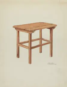 Sanctuary Table, 1936. Creator: Dayton Brown