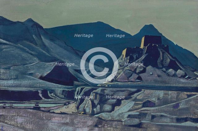 Sanctuaries and Citadels, from the series Sanctuaries and Citadels, 1925. Creator: Roerich, Nicholas (1874-1947).